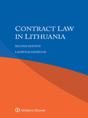 cover image of Contract Law in Lithuania